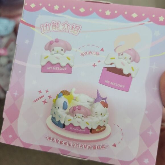 Brand New Sanrio My Melody Cake Slice Figure Mini Storage - Picture 2 of 6